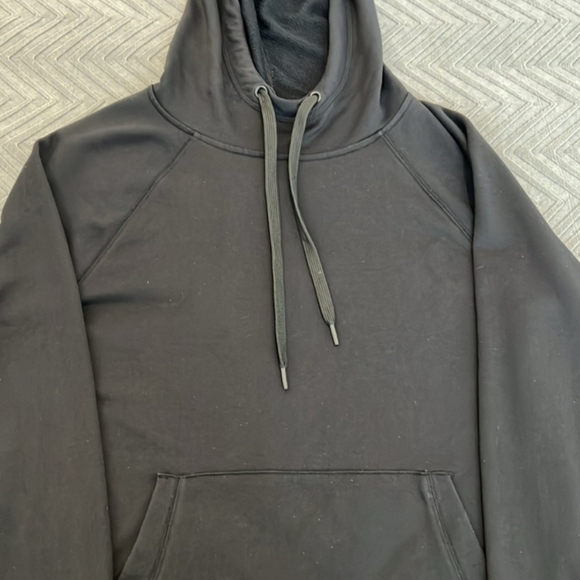Athleta Black Hoodie with Raised Collar - Picture 2 of 5